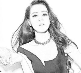 女明星素描素材照片,女明星素描照片的艺术演绎